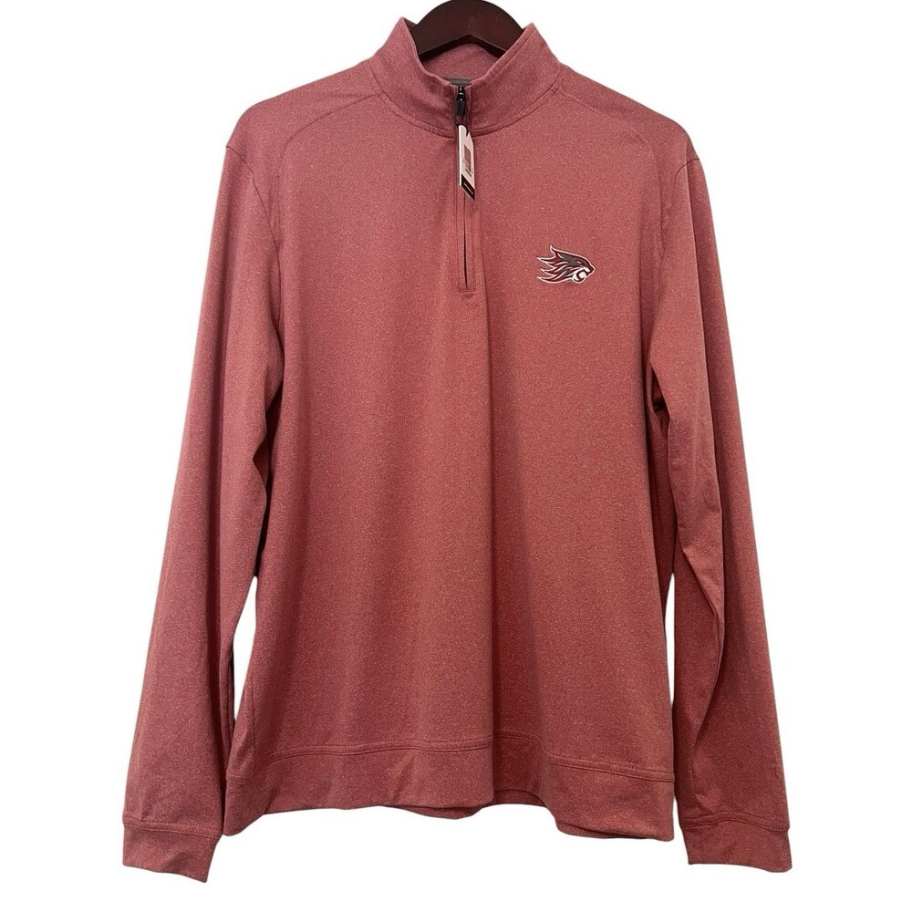 JOHNNIE-O Flex 1/4 Zip Chico State University Wildcats Performance Men's L NWT